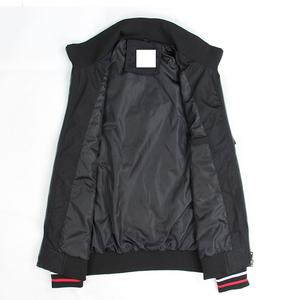Custom Black Bomber <b>Jacket</b> Men Lightweight Full Zip Casual Fashion Streetwear Private Label <b>Jacket</b> Manufacturer SHH - Product Image 6