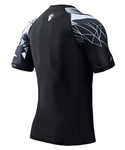 Vente en gros de Rashguards pour hommes, marque privée, Rashguard BJJ, T-shirt de fitness à manches imprimées, vêtements de musculation - Product Image 3