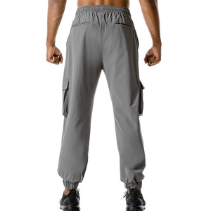 Custom Made Vintage <b>Cargo</b> <b>Pants</b> with Midweight Fabric Joggers Anti-Pilling <b>Elastic</b> <b>Waist</b> for Gym Workout - Product Image 3
