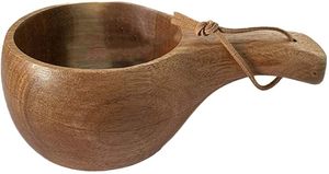 Taza de Madera Kuksa Premium a Bajo Precio, Hecha a Mano, Estilo Nórdico, para Café, Té, Camping, Senderismo y Aventuras al Aire Libre - Product Image 3