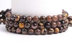 Cuentas sueltas redondas de jaspe Outback multicolor natural de calidad para la fabricación de joyas, pulseras, collares y bricolaje. - Product Image 6