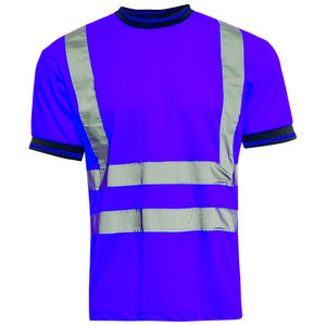 Camiseta de Seguridad de Alta Visibilidad para Hombre, Transpirable, Impermeable, de Secado Rápido, con Certificación CE, Tejido de Lona de Algodón, Corte Holgado - Product Image 4