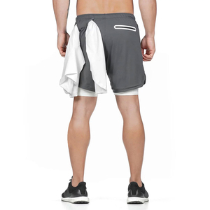 Shorts de sport personnalisés pour hommes, séchage rapide, course à pied, gym, légers, service OEM - Product Image 2