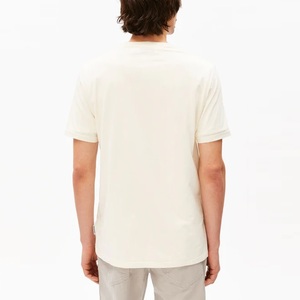 T-shirt pour homme 100% coton, logo brodé personnalisé, manches courtes, coupe ample, séchage rapide, imprimé tricoté, chemises personnalisables pour homme - Product Image 2