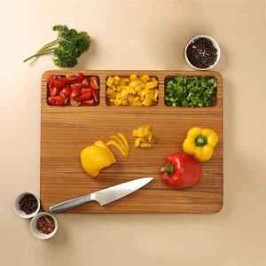 Tabla de Cortar Rectangular de Resina Premium para Cortar Verduras y Carne en Cocinas de Hoteles y Restaurantes, Apta para Lavavajillas - Product Image 1