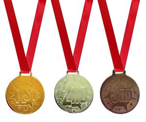 Medalla de Oro, Plata y Bronce con Diseño Circular, Estilo Tradicional, Medalla de Premio de Metal para Graduación, Logros Deportivos, Recuerdo - Product Image 4