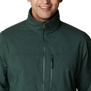 Veste softshell pour homme, imperméable, coupe-vent, col montant, fermeture éclair intégrale, veste de superposition pour l'extérieur - Product Image 6