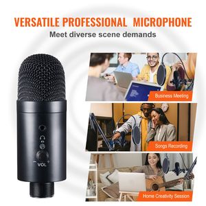 Kit Microfono USB Professionale 192kHz/24 Bit, Microfono a Condensatore con Braccio Regolabile, Filtro Anti-Pop, Supporto Anti-Shock, Pulsante Mute - Product Image 6