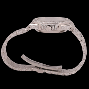 Moissanite Ronde de Haute Qualité à Monture Bezel, Or Blanc, Fabricants, Hip Hop, Élégant, Premium, Argent Sterling 925 - Product Image 4