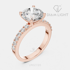 Bague de mariage en or blanc 14 carats avec diamant de laboratoire certifié IGI, taille ronde 1,87 carat, bijou raffiné, cadeau idéal pour fiançailles, mariage ou anniversaire - Product Image 4