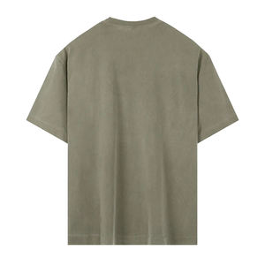 Camiseta de Algodón Grueso de 260 g/m², de Lujo, Unisex, con Logotipo Personalizado, Corte Cuadrado, Estilo Deportivo, Holgada, con Hombros Caídos, para Hombre y Mujer - Product Image 2