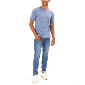 Camisetas de verano para hombre de talla grande, de cuello en V, sin costuras, a bajo precio y gran venta, hechas en Bangladesh. - Product Image 6