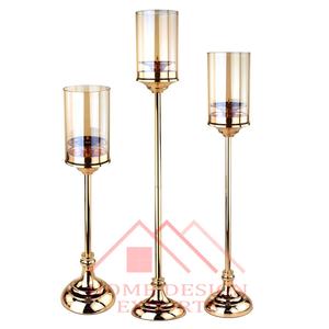 Bougeoir Globe en cristal de 37 pouces de haut, pour décorations de mariage, meilleure vente, bougeoir en métal avec Globe en cristal pour mariage - Product Image 6