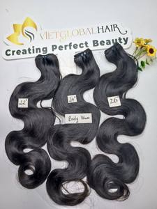 Venta al por mayor natural vietnamita Super doble dibujado cuerpo onda paquetes de extensiones de cabello humano crudo - Product Image 6