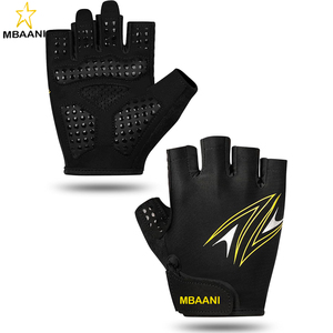 Gants mi-doigts avec absorption des chocs, antidérapants pour le cyclisme, la gym, l'entraînement, la musculation, les activités de plein air, le VTT, la moto tout-terrain, l'équitation - Product Image 1