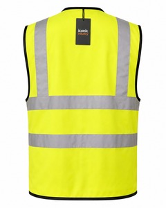 High Visibility Reflective Breathable <b>Waterproof</b> Polyester Quick Dry Road Safety Vest Windproof Construction <b>Work</b> Motorcycle - Product Image 2