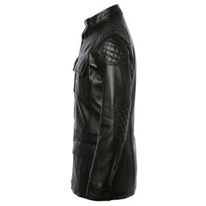 High Quality <b>Men</b> Autumn And Winter <b>Leather</b> Fashion <b>Jacket</b> <b>Leather</b> Motorcycle Style <b>Men</b> Business Casual <b>Men</b> <b>Leather</b> <b>Jacket</b> - Product Image 3