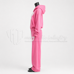 Conjunto Deportivo Personalizado para Mujer, Sudadera con Cierre y Pantalones Deportivos, Dos Piezas, Ropa Deportiva Informal, Fabricante OEM - Product Image 5