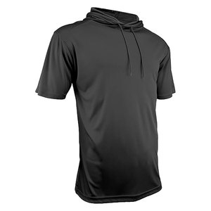 เสื้อยืดมีฮู้ดแขนสั้นสำหรับผู้ใหญ่ ระบายอากาศได้ดี น้ำหนักเบา ควบคุมความชื้น เหมาะสำหรับออกกำลังกาย วิ่ง และฝึกซ้อม - Product Image 1