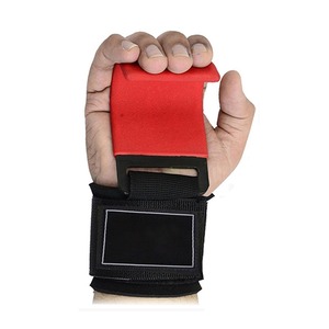 Custom Purple Neoprene Waterproof Breathable Comprehensive Fitness Weightlifting Hooks Non-Slip Wrist Support Heavy Duty Gym - Product Image 1