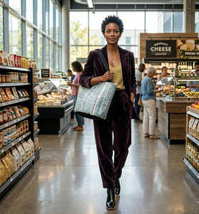 Sac fourre-tout en jute bohème multicolore personnalisé de haute qualité, style féminin tendance, toutes saisons, shopping, usage quotidien, décontracté - Product Image 5