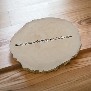 Accessoires de cuisine avec logo personnalisé de haute qualité sous-verre ovale en résine pour boire du thé et du café - Product Image 3