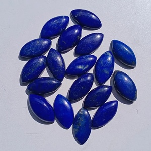 Lapislázuli natural en forma de marquesa, cabujón, piedra preciosa suelta para la elaboración de joyería - Product Image 3