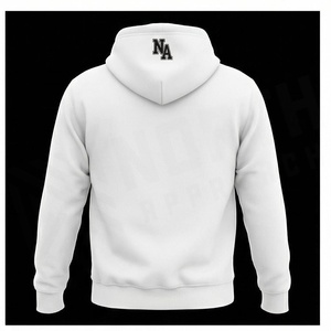เสื้อฮู้ดผู้ชาย North Approach สีขาว ผ้าฝ้ายเฟรนช์เทอร์รี่ สวมใส่สบาย มีกระเป๋าหน้า ทรงปกติ เหมาะสำหรับใส่ในฤดูใบไม้ร่วง - Product Image 2