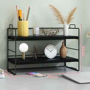 Premium Quality Modern Bathroom Wall Shelf with Wooden Board and Metal <b>Frame</b> for Compact Storage Available For Sale - Product Image 4