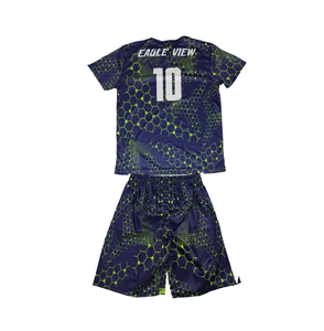 ชุดเสื้อฟุตบอลสำหรับทีมชุดเสื้อเจอร์ซีย์ทีมฟุตบอลแบบปรับแต่งได้ตาม2022พร้อมชื่อและโลโก้ - Product Image 4