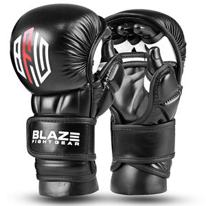 ถุงมือ MMA แบบกำหนดเองสำหรับการฝึกซ้อมสปาร์ริง กราปลิง และคิกบ็อกซิ่ง |   ถุงมือต่อสู้มวยไทย UFC ระดับมืออาชีพ - Product Image 1