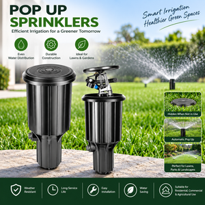 Aspersor de Jardín de Plástico Resistente de Alta Calidad, con Ángulo Ajustable, Cabezal de Riego Subterráneo para Césped, para Granjas y Terrenos Agrícolas - Product Image 3