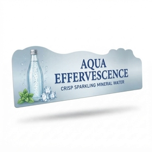 PVC BPA Free Convenient Waterproof <b>Shelf</b> Talker Grocery Store Advertising Promotional Display Card - Product Image 2