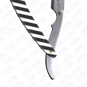 Nouveau rasoir à Double anneau avec poignée rasoir de sécurité en acier inoxydable pour coupe de cheveux barbe et sourcils toilettage outils de rasage - Product Image 6
