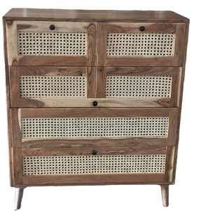 Table de Chevet Moderne Minimaliste en Bois Massif avec Rangement, Tiroirs Convertibles Extensibles et Pliables, Idéale pour Chambre, Salon et Hôtel de Luxe - Product Image 3