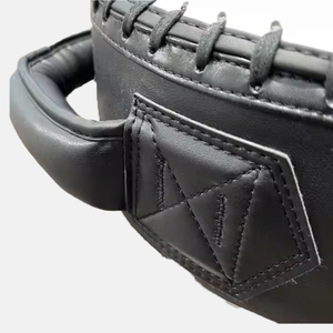 Leather Boxing Focus <b>Kick</b> Pads Pro Strike <b>Shield</b> Sparring Gear Round Punching <b>Shield</b> Martial Arts Hide Leather - Product Image 3