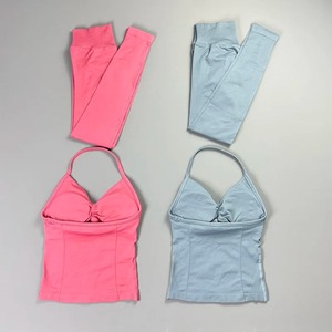 Conjunto Deportivo Sin Costuras para Mujer, Leggings de Yoga de Cintura Alta y Sujetador Deportivo con Soporte, Ropa Deportiva - Product Image 5