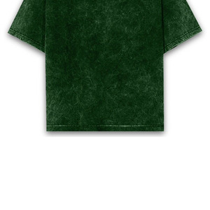 T-shirt vintage délavé coupe droite tissé 230g imprimé par transfert thermique surdimensionné à manches courtes vierge 100% coton uni anti-plis - Product Image 4