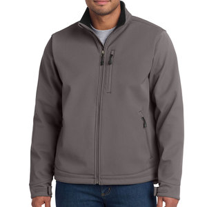 Chaqueta Softshell para Hombre Color Oliva con Bloques de Color, Cortavientos, Cuello Alto, Cierre de Cremallera, Estilo Casual para Otoño - Product Image 3