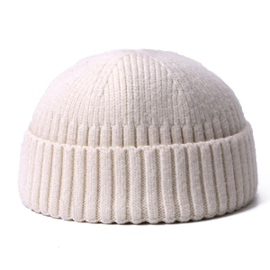 Gorro de Punto Unisex de Color Sólido, 100% Acrílico, Invierno 2026, Casual para Adultos, 56-58CM, Entrega a Tiempo - Product Image 2
