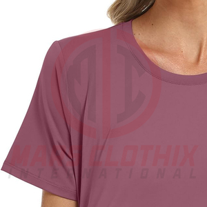 Camiseta informal estampada para mujer, de color sólido, producto superventas, ropa deportiva para gimnasio, camiseta para mujer. - Product Image 4