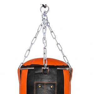 Sacs de frappe de boxe en cuir robustes pour hommes, pour entraînement MMA en salle de sport, vente en gros directe usine - Product Image 3