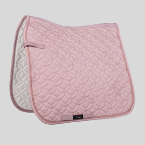 Vente en gros usine de tapis de selle écologiques à couleurs unies, dynamiques, avec doublure en polaire de laine, sangle de selle et rembourrage personnalisable avec logo - Product Image 3