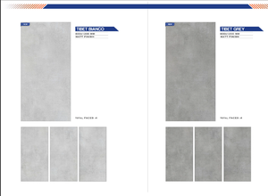 Azulejos de Cerámica de Porcelana Brillante de Lujo, 600*1200mm, Diseño Moderno con Patrón de Mármol para Paredes Interiores de Villas, Salas de Estar y Pisos - Product Image 2