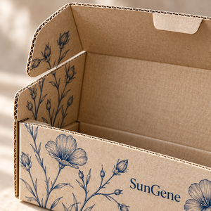Caja de Cartón Corrugado Personalizada para Juego de Servilletas de Lino - Product Image 4