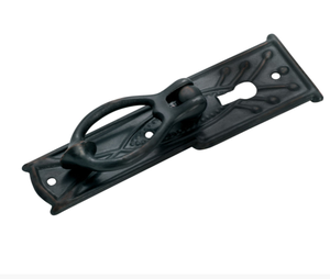 Poignée de meuble en laiton H102 x L33mm avec trou pour clé, finition polie laquée pour armoire de cuisine - Product Image 2