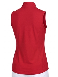 Chaleco Deportivo Ecuestre para Mujer, Top sin Mangas con Cuello Alto y Media Cremallera para Montar a Caballo y Entrenamiento - Product Image 3