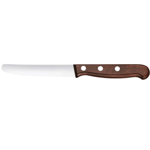 Cuchillos para pan con mango de madera marrón, hoja dentada de acero inoxidable, cuchillos de panadería con triple remache para cortar pan, pasteles y repostería - Product Image 1