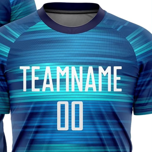 เสื้อฟุตบอลแบบซับลิเมชั่นสั่งทำพิเศษ คอกลม แขนสั้น แห้งเร็ว ผลิตจากโพลีเอสเตอร์ พิมพ์ชื่อทีม ใส่ได้ทุกฤดู เสื้อผ้ากีฬาสำหรับทุกเพศ - Product Image 3