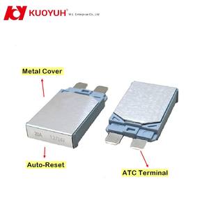 Disjoncteur à lame unipolaire 12V/24V 5A-30A ATC, type standard, à bornes, réinitialisation automatique, réinitialisation manuelle, automobile, plastique, SAE - Product Image 3